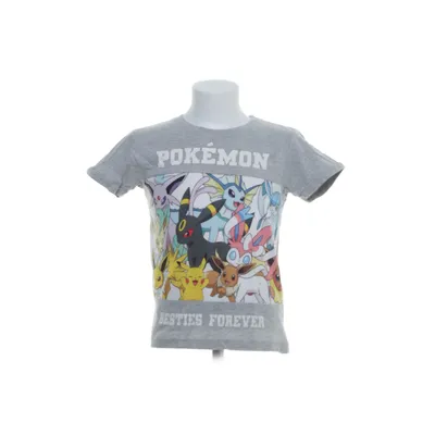 T-shirt (Grå, Flerfärgad) från Pokémon Bomull, Polyester