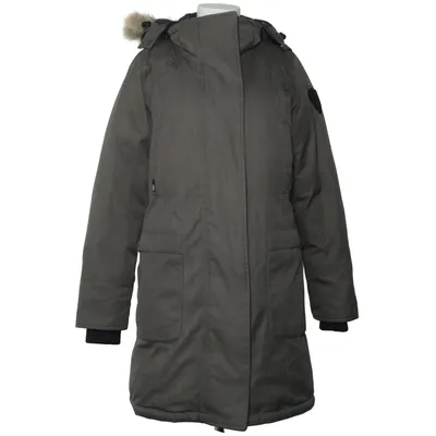Parka (Grå) fra Nobis Dun, Pels, Polyamid, Polyester