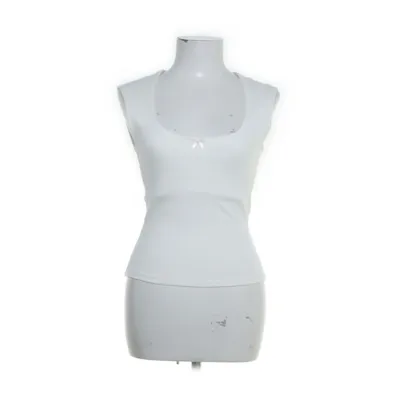Top (Hvid) fra Gina Tricot Bomuld, Elastan