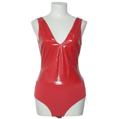 Body (Plunge Neck Vinyl) fra NLY One Elastan, Polyester, Polyurethan