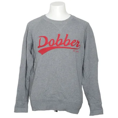 Collegetröja (Grå, Röd) från Dobber Bomull