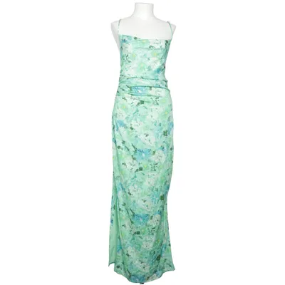 Långklänning (Grön, Blå, Vit, Flerfärgad) från Adoore Elastan, Polyester