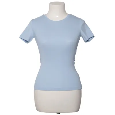 T-shirt (Blå) från Bik Bok Elastan, Ekologisk bomull