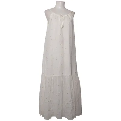Maxikleid (Weiß) von Zulu & Zephyr Baumwolle, Leinen