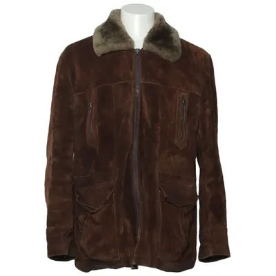Shearling Jacke (Braun) von C&A Wildleder