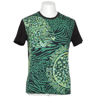 T-shirt (Svart, Flerfärgad) från Versace Jeans Bomull, Elastan