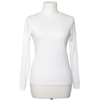 Långärmad t-shirt (Vit) från H&M Mama Bomull, Elastan