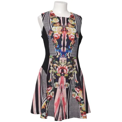 Jurk (Zwart, Meerkleurig) van Last Girl Elastaan, Polyester
