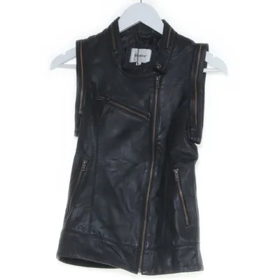 Bikervest (Sort) fra Gestuz Læder