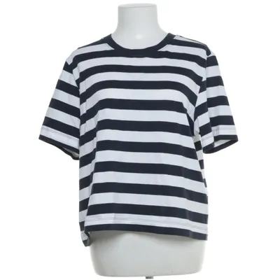 T-shirt (Blå, Vit) från Selected Femme Ekologisk bomull