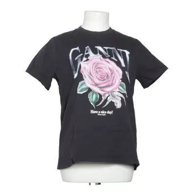 T-shirt (Grå, Rosa, Vit) från Ganni Ekologisk bomull