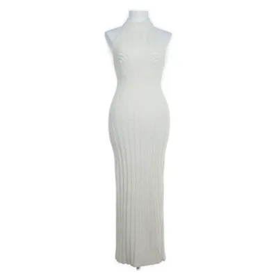 Halternek jurk (Wit) van Adoore Elastaan, Nylon, Polyester, Wol