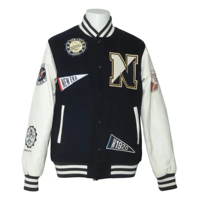 Collegejacka (Svart, Vit) från New Era Polyester, Polyuretan, Ull