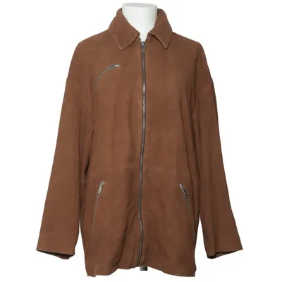 Läderjacka (Brun) från One and Other Skinn, Polyester