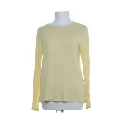 Langærmet t-shirt (Gul) fra Basic Apparel Linned, Viscose