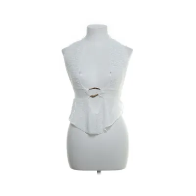 Halternecktopp (Textured Ring Detail Halternck Top) från PrettyLittleThing Elastan, Polyester