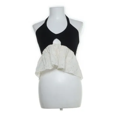 Halternecktopp (Svart, Vit) från Zara Bomull