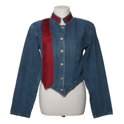 Jeansjacke (Blau, Rot) von Vivien Caron Baumwolle
