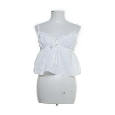 Crop top (Hvid) fra Gina Tricot Økologisk bomuld