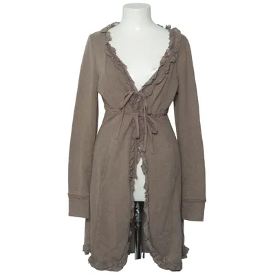 Cardigan (Brown) from Cream Cotton, Polyester