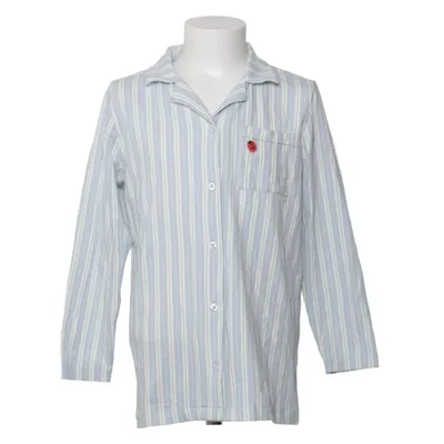 Pyjamasskjorta (Blå, Vit) från Lindex Bomull, Elastan
