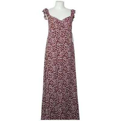 Långklänning (Röd, Vit) från Bubbleroom Elastan, Polyester