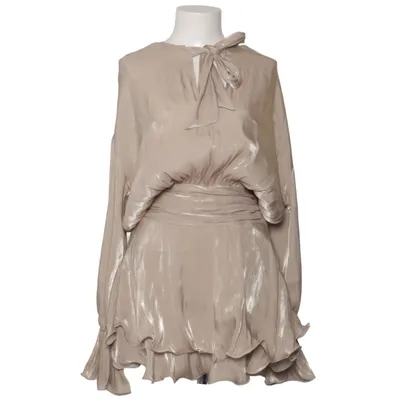 Robe (Ruched Waist Ruffle Mini Dress) de NA-KD Polyester
