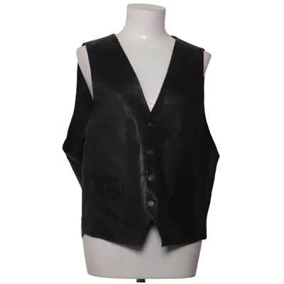 Lederweste (Schwarz) von A.B.A Collection Leder, Polyester