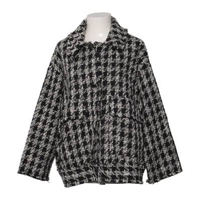 Jakke (Sort, Hvid) fra H&M Bomuld, Polyester