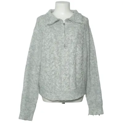 Pull-over (Gris) de Pieces Acrylique, Élasthane, Polyester