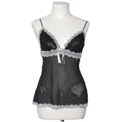 Negligé (Svart, Vit) från Ann Summers Elastan, Polyamid