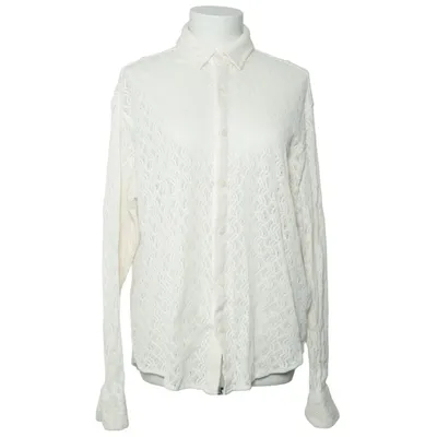 Bluse (Beige) fra Zara Bomuld, Polyamid