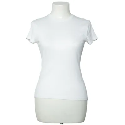 T-shirt (Close Fitted Rib T-Shirt) från Weekday Bomull, Elastan