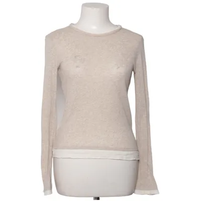 Långärmad t-shirt (Beige) från Zara Bomull, Polyester