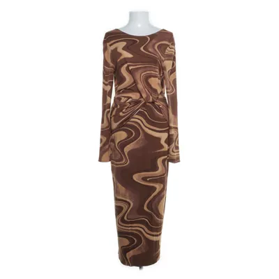 Maxikjole (Brun) fra ASOS Design Elastan, Viscose