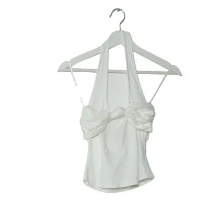 Halter neck top (White) from Sasha Therese Elastane