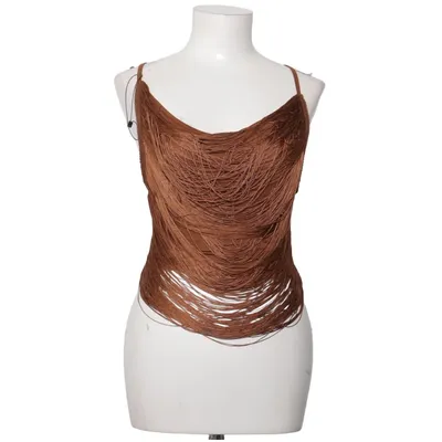Tanktop  (Brun) fra Superdown Elastan, Polyester