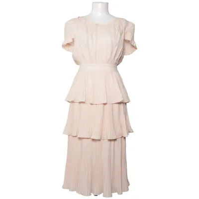 Kjole (Beige) fra M-KAE Elastan, Polyester