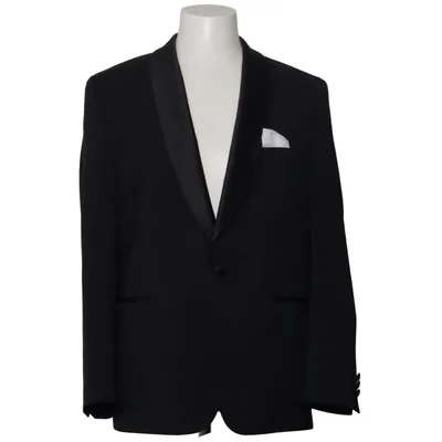 Smokingkavaj (Svart) från Royal Black Elastan, Polyester, Ull