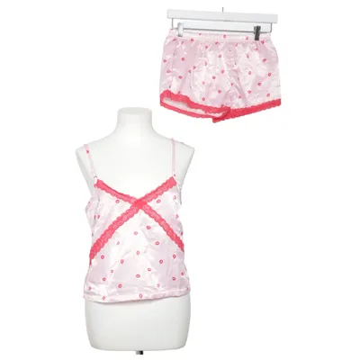 Pyjamasz (Pink, Rød) fra Up2Fashion Genanvendt polyester, Viscose