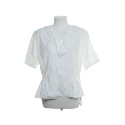 Short sleeve shirt (White) Polyester, Viscose
