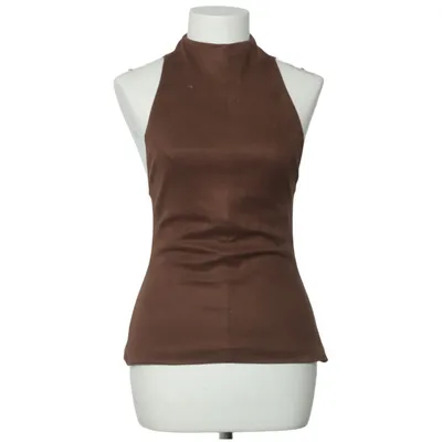 Haut dos-nu (Marron) de Zara Élasthane, Polyester