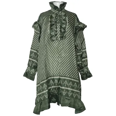 Klänning (Grön, Vit) från Joseph Copenhagen Återvunnen polyester