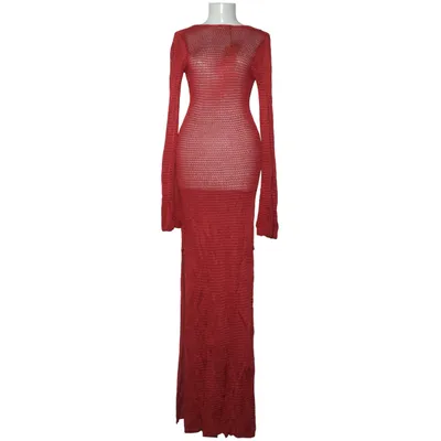 Maxi jurk (Rood) van Monday Viscose