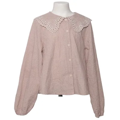 Blouse (Beige, Brown) from Zara Polyester