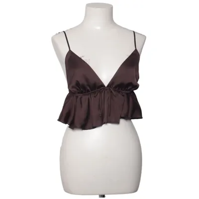 Crop top (Brun) från Primark Elastan, Polyester