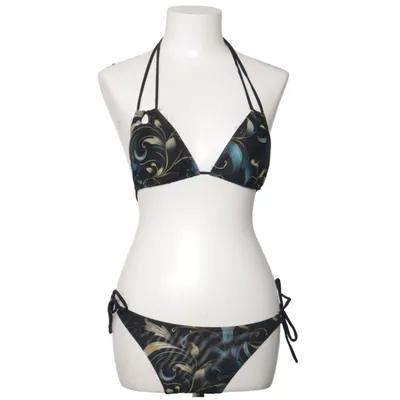 Bikini (Svart, Flerfärgad) från Sunkini Swimwear Elastan, Polyamid