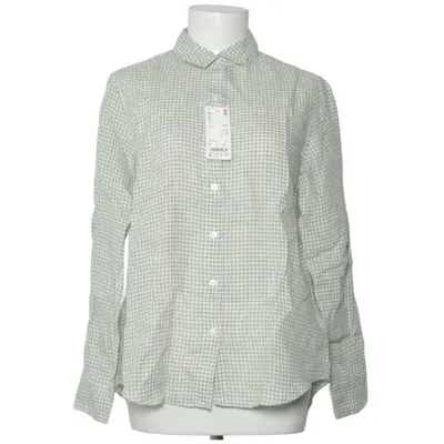 Skjorta (Grön, Vit) från Uniqlo Linne