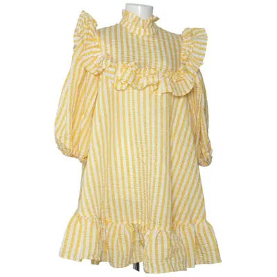 Klänning (Gul, Vit) från ASOS Edition Elastan, Lyocell, Polyester