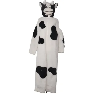 Mjukisdräkt (Vit, Svart) från C&A Akryl, Polyester
